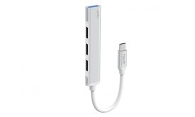 Havit HB41 USB-Type C Hub - Fehér