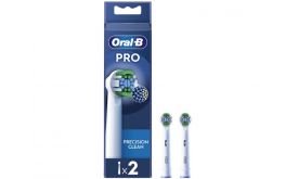 Oral-B EB20-2 Pro Precision Clean, fogkefe pótfej, 2db, fehér