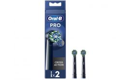Oral-B EB50BK-2 Pro Cross Action fogkefe pótfej, 2db, fekete