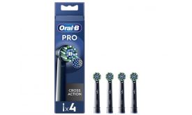 Oral-B EB50BK-4 Pro Cross Action fogkefe pótfej, 4db, fekete