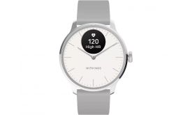 Withings Scanwatch Light 37mm zafír üveg ezüst, szürke szíjjal (HWA11-MODEL 3-ALL-INT)