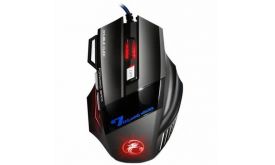 iMICE X7 Vezetékes gaming egér (IMICE X7) Fekete