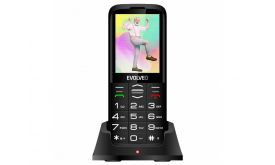 Evolveo EasyPhone XO mobiltelefon időseknek töltőállvánnyal (SGM EP-630-XOB) fekete