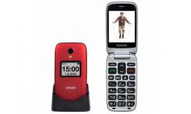 Evolveo EasyPhone FS flip-up mobiltelefon (SGM EP-771-FSR) piros