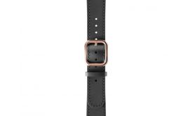 Withings Leather Wristband 18mm w Rose Gold buckle for Scanwatch 38mm, Steel HR 36mm, Withings Move, Move ECG, Steel - B (3700546704345)