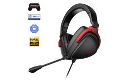 Asus ROG Delta S Core gamer fejhallgató (90YH03JC-B1UA00) fekete/piros
