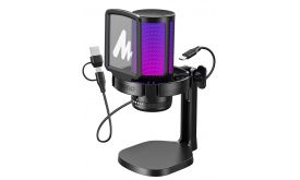 MAONO DGM20 USB Streamer/Gamer mikrofon RGB - fekete