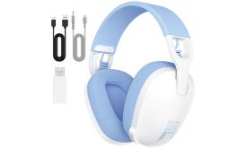 Onikuma B2 vezeték nélküli bluetooth Gamer fejhallgató - fehér