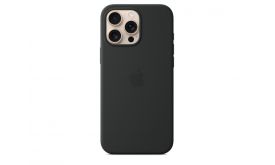 Apple iPhone 16 Pro Max Accessory (MYYT3ZM/A) Silicone Case with MagSafe - Black