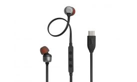 JBL Tune 310 USB-C Vezetékes fülhallgató (JBLT310CBLK) Fekete