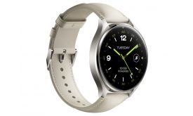 Xiaomi Watch 2 Titan Gray Case, White Leather Strap (BHR9306GL)