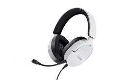 TRUST GXT490W FAYZO 7.1 USB vezetékes fejhallgató mikrofonnal, fehér