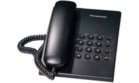 Panasonic KX-TS500HGB vezetékes telefon, fekete