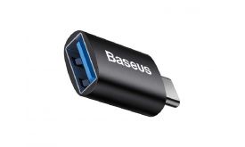 BASEUS INGENUITY adapter (USB aljzat - Type-C, USB/pendrive csatlakoztatás, OTG) FEKETE