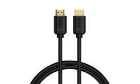 BASEUS TV/HDMI kábel (19pin, HDMI-A - HDMI-A, v2.0, 4K 60Hz, 100cm) FEKETE