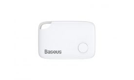 BASEUS T2 bluetooth nyomkövető (kulcstartóra, táskára, autóba, valós idejű nyomkövetés, 6 hónap akkuidő) FEHÉR