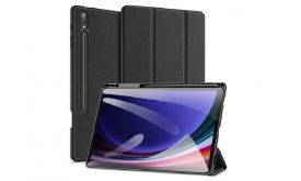 DUX DUCIS DOMO [Samsung Galaxy Tab S10 Plus] aktív FLIP, oldalra nyíló tok FEKETE