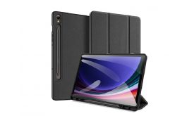 DUX DUCIS DOMO [Samsung Galaxy Tab S9 FE] aktív, oldalra nyíló tok FEKETE