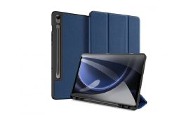 DUX DUCIS DOMO [Samsung Galaxy Tab S9 Plus] aktív, oldalra nyíló tok SÖTÉTKÉK