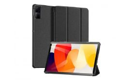 DUX DUCIS DOMO [Xiaomi Redmi Pad SE 11] aktív FLIP, oldalra nyíló tok FEKETE