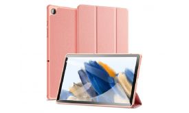 DUX DUCIS DOMO [Samsung Galaxy Tab A9 Plus 5G] aktív FLIP, oldalra nyíló tok RÓZSASZÍN