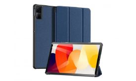 DUX DUCIS DOMO [Xiaomi Redmi Pad SE 11] aktív FLIP, oldalra nyíló tok SÖTÉTKÉK