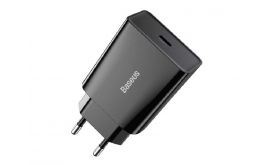 BASEUS SPEED MINI hálózati töltő Type-C aljzat (20W, PD gyorstöltő) FEKETE