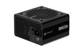 CORSAIR RM650e, 650W, 12cm, ATX 3.1, PCIe 5.1, Moduláris Tápegység, BOX, Cybenetics Gold (CP-9020302-EU)