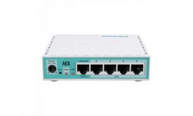 MIKROTIK hEX refresh 5x1000Mbps Vezetékes Router, Menedzselhető, Asztali (E50UG)