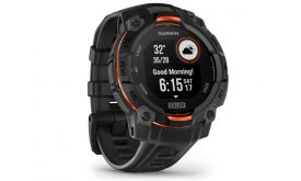 Garmin Instinct 3, 50mm Solar, Black, grey band (010-02935-00)