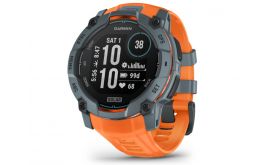 Garmin Instinct 3, 50mm Solar, Grey, orange strap (010-02935-01)