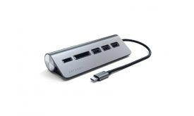 Satechi TCHCRM Aluminium Type-C USB Hub (3x USB 3.0,MicroSD) (ST-TCHCRM)
