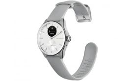 Withings Scanwatch 2 / 42mm okosóra zafír üveg rozsdamentes acél tok, szürke szíjjal (HWA10-MODEL 5-ALL-INT)