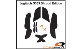 Corepad Logitech G303 Shroud Edition Soft Grips, fekete (CG71700)