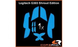 Corepad Logitech G303 Shroud Edition gaming Soft Grips, kék (CG71800)