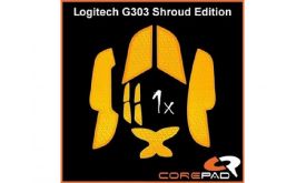 Corepad Logitech G303 Shroud Edition Soft Grips, narancssárga (CG71900)