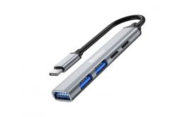 SANDBERG Hub és elosztó, USB-C to 3xUSB-A+2xUSB-C SAVER (336-50)