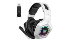 Onikuma B100 Tri-Mode Vezeték Nélküli Gamer Headset, fehér (B100 WHITE)