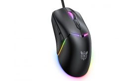 Onikuma CW929 RGB Gamer egér, fekete (CW929 WIRED BLACK)