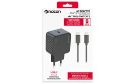 Nacon Switch 1-2 töltő adapter + USB-C kábel 65W (SWITCHNEWADAPT60)