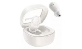 BASEUS BOWIE WM02 OS bluetooth fülhallgató SZTEREO (v5.3, TWS, extra mini + töltőtok) FEHÉR (NGTW370202)