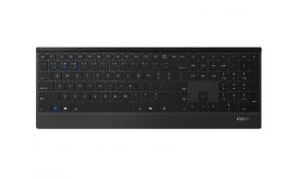 RAPOO E9500M multimode vezeték nélküli billentyűzet (00192504) fekete