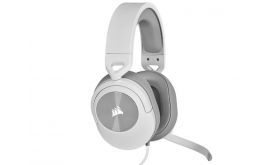 CORSAIR HS55 STEREO Wired Gaming Headset, White (CA-9011261-EU)