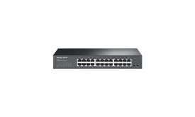 MERCUSYS Switch 24x1000Mbps, Fémházas Asztali/Rackes, MS124GS