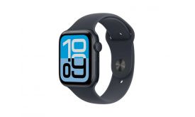Apple Watch SE 3 (2025) GPS 40mm (MEH94MP/A) Éjfekete alumínium tok, Éjfekete sportszíj S/M