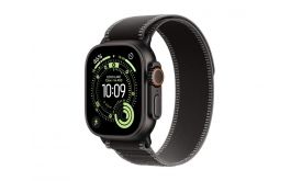 Apple Watch Ultra 3 GPS + Cellular 49mm-es natúr titántok, fekete-hamuszürke Terep pánt – S/M (MF1D4QH/A)