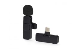 Nedis MICW110BK vezeték nélküli mikrofon, USB Type-C (MICW110BK)