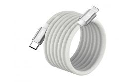 YENKEE YCU MAGNETIC 01 wh USB-C/Lightning adatkábel (37000585) fehér