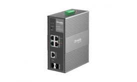 TP-LINK Omada 6-Port Gigabit Ipari Fémházas Switch (IES206GPP)