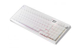 AVAX GM03 PRO 98% vezeték nélküli billentyűzet, Gateron sárga kapcsolókkal, Magyar, fehér (GM03Y_PRO_White)